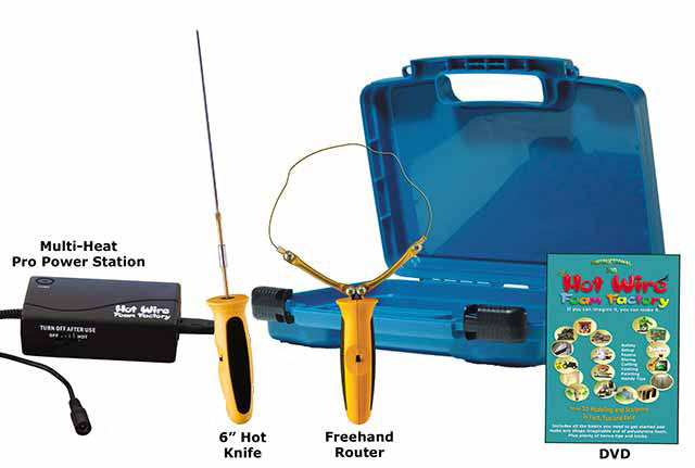 Pro 6" Hot Knife & Freehand Router Kit