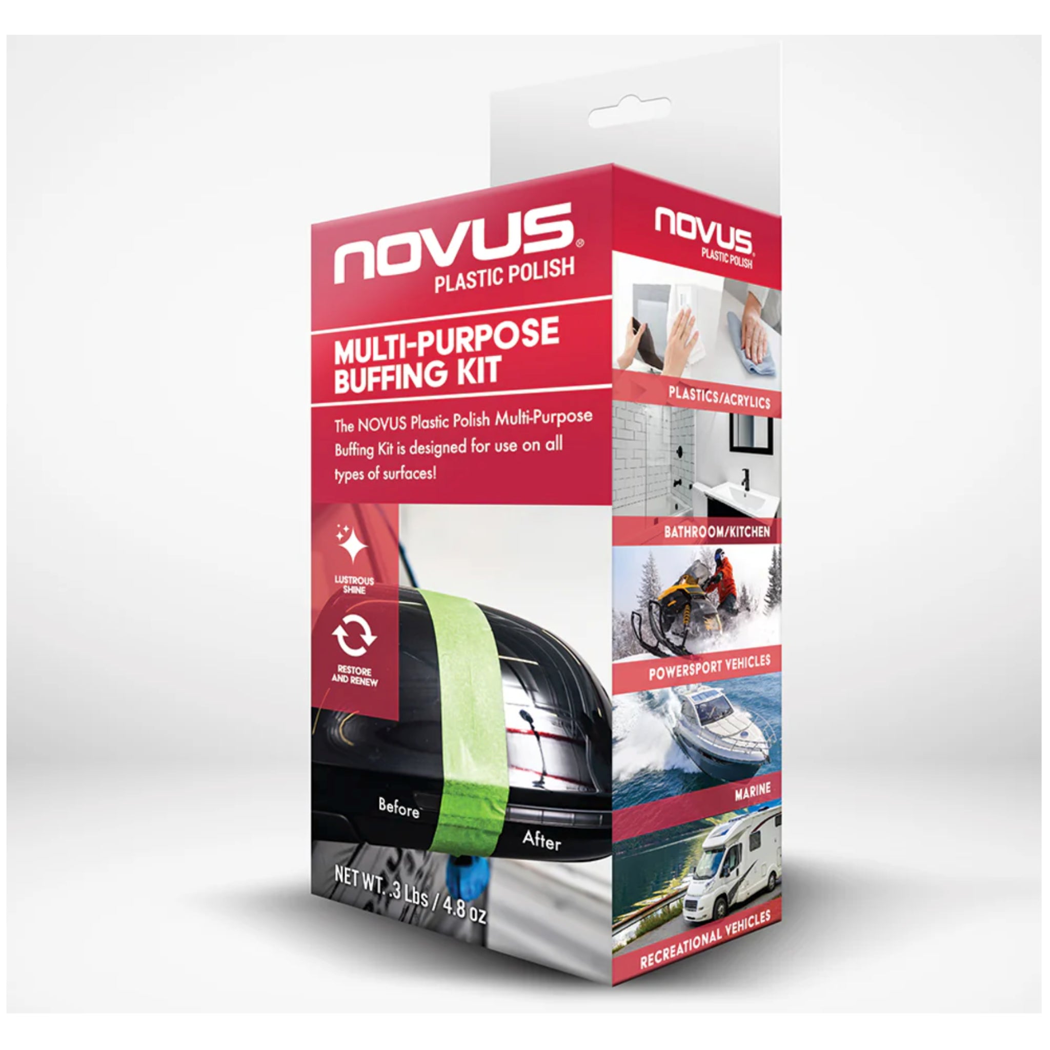 Novus Plastic Polish Multi-Purpose Buffing kit