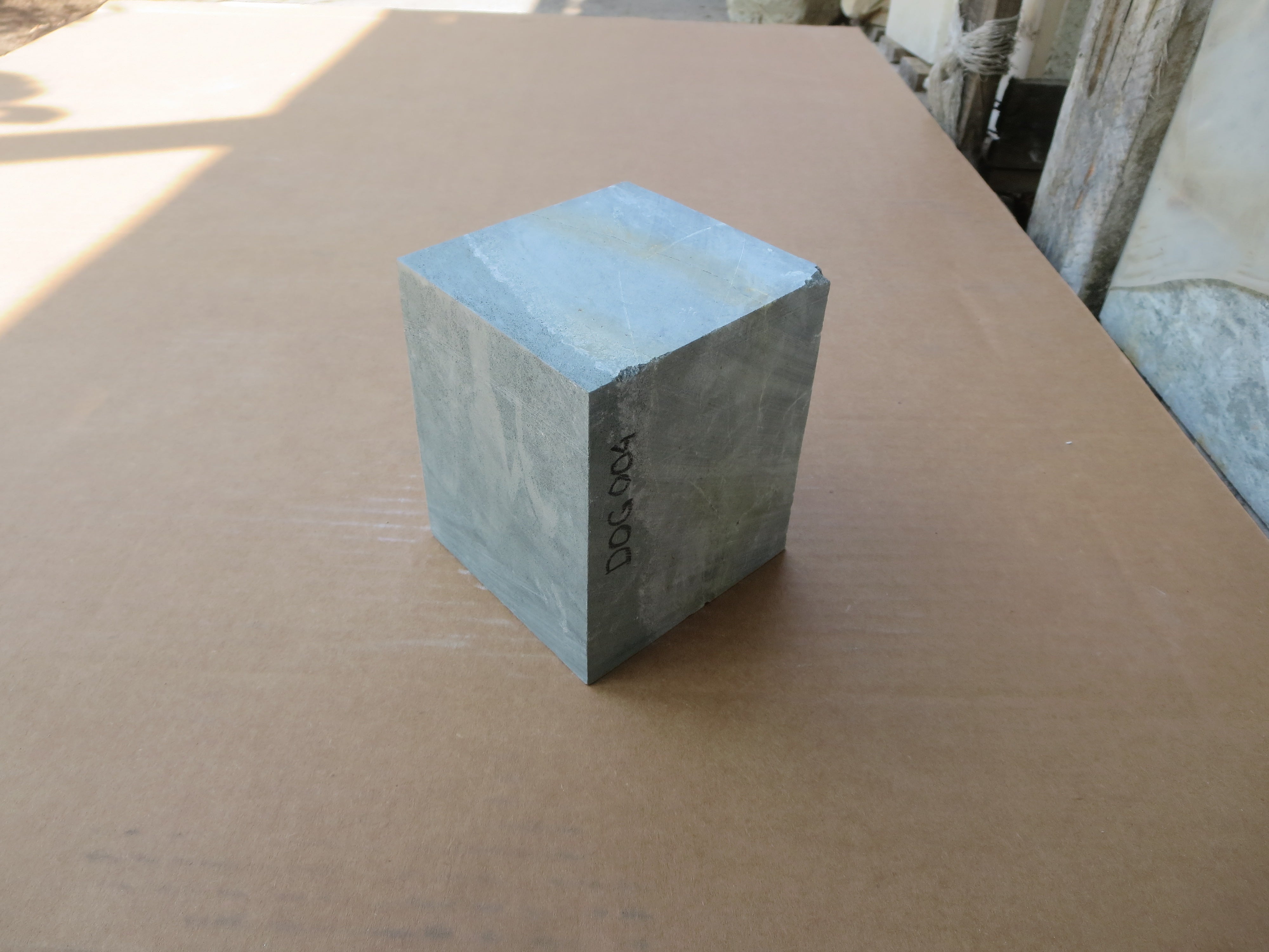 Stone Indian Gray/Green Soapstone 20Lb Block 5X5x9 #011024