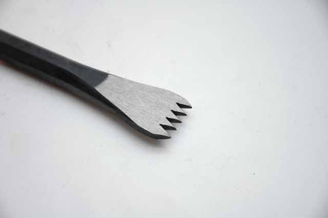 Stone Chisel (hand/steel) 5 tooth
