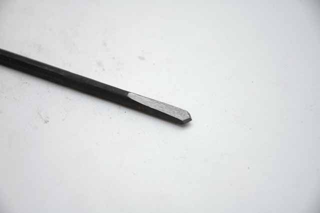 Miniature V Point Steel Chisel