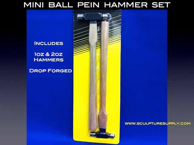 Miniature Ball Pein Hammer Set 2 piece