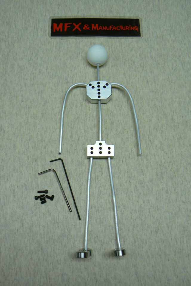 MFX Aluminum Block & Wire Armature Kit (Chest/Hip/Feet)