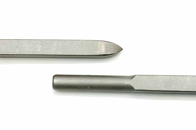 Carbide Pneumatic Machine Point Chisel 1/2"stock, 1/2"shank