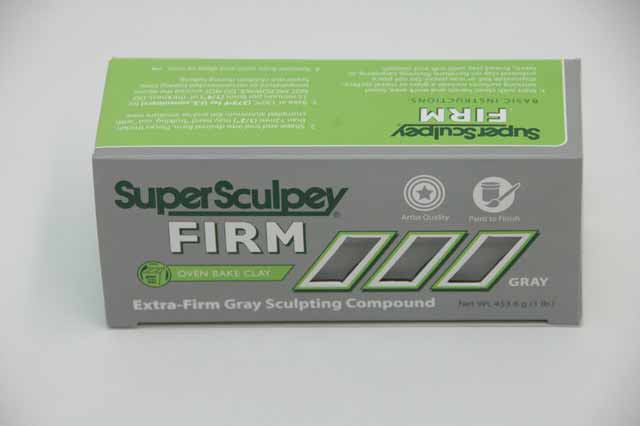 Super Sculpey FIRM Gray 1Lb