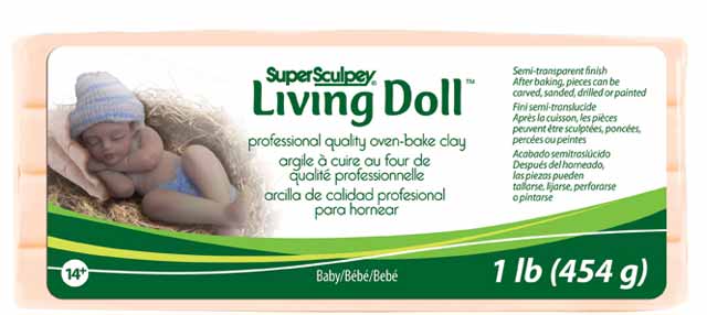 Super Sculpey Living Doll Clay Baby