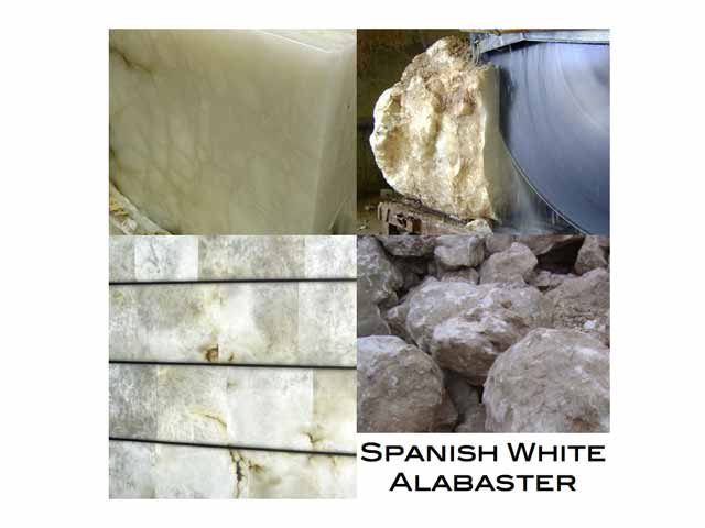 Spanish White Alabaster Boulder/Block