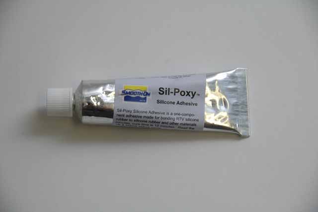 SIL-Poxy - Silicone Rubber Adhesive - 3 Ounce Tube
