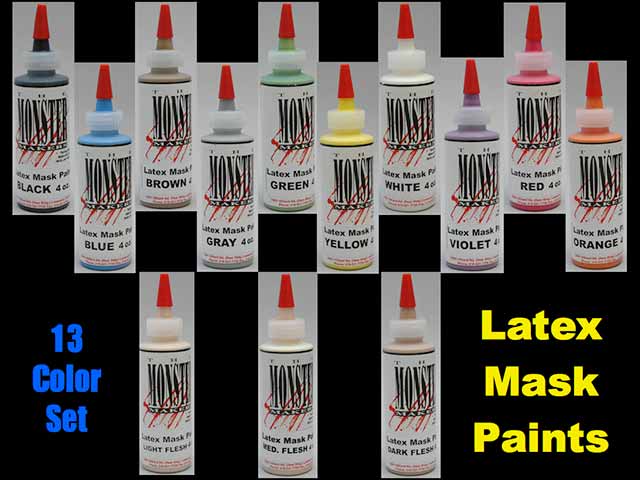 Latex Mask Paint Kits