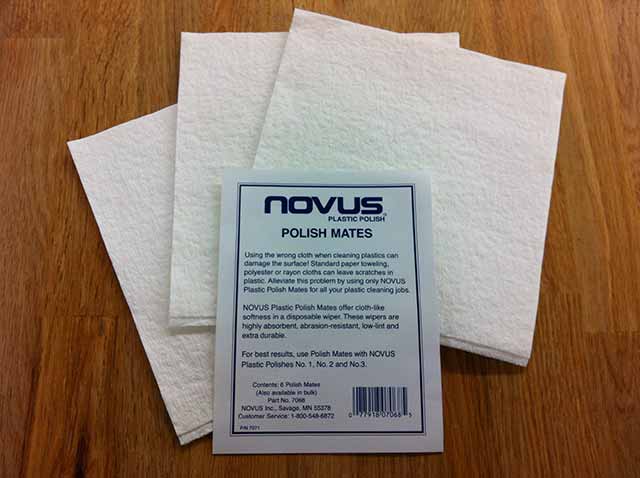 Novus Model Car Polishing Mates Plastic Model Polishing Cloths