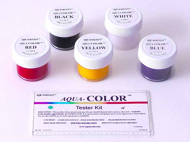 Aqua-COLOR Pigment Trial Kit (5 x 0.5oz jars)