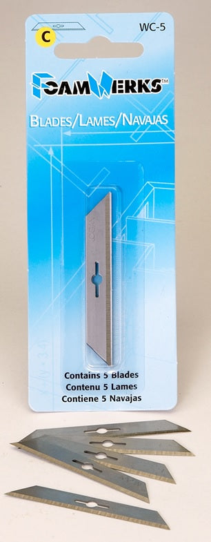 Foamwerks "WC" Replacement Blades 5/pack