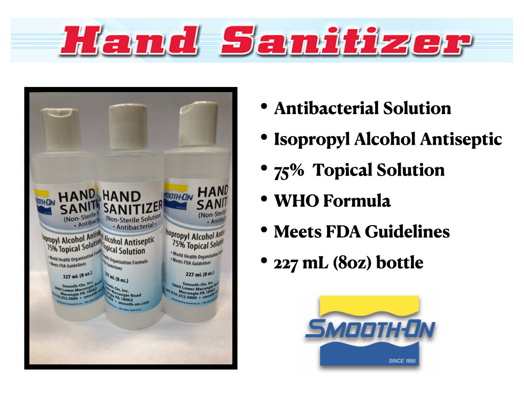 Smooth-On Antibacterial Hand Sanitizer