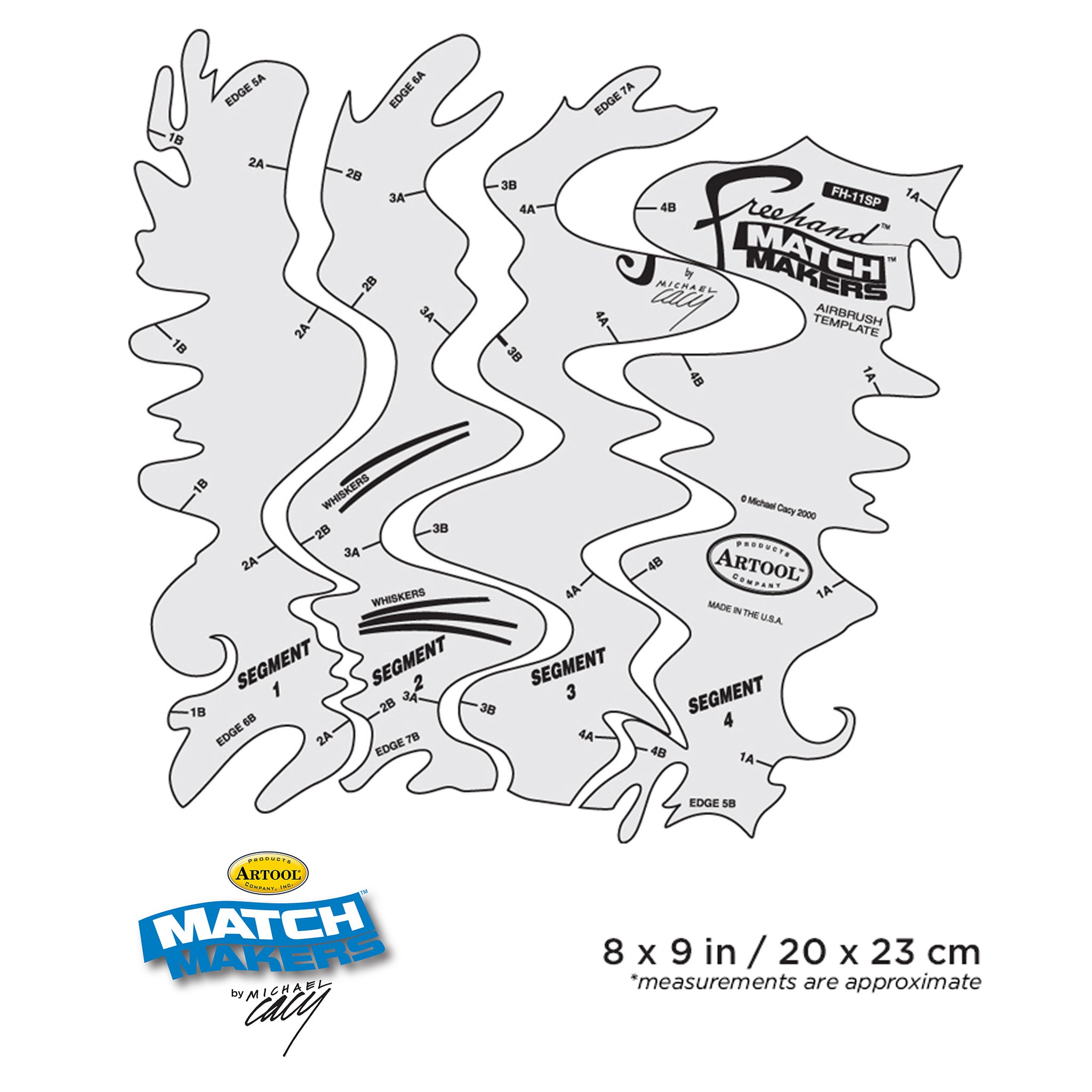 Artool #11 Matchmakers Freehand Airbrush Template