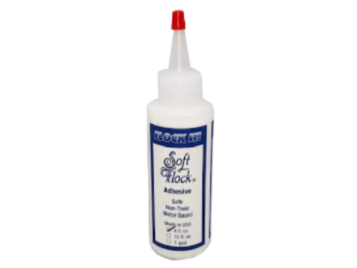 Soft Flock Water-Based Adhesive
