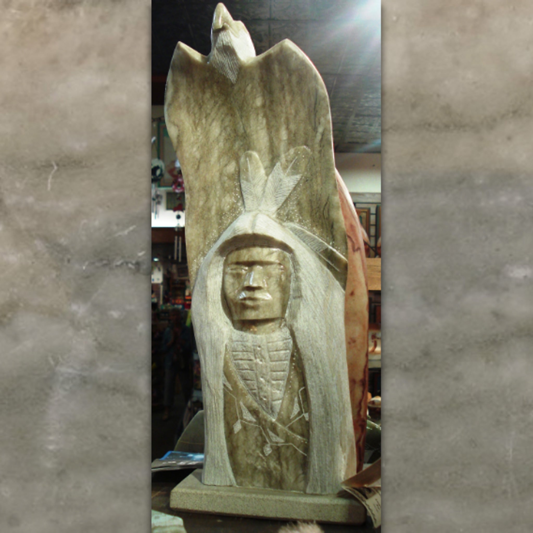 Silver Cloud Banded Alabaster
