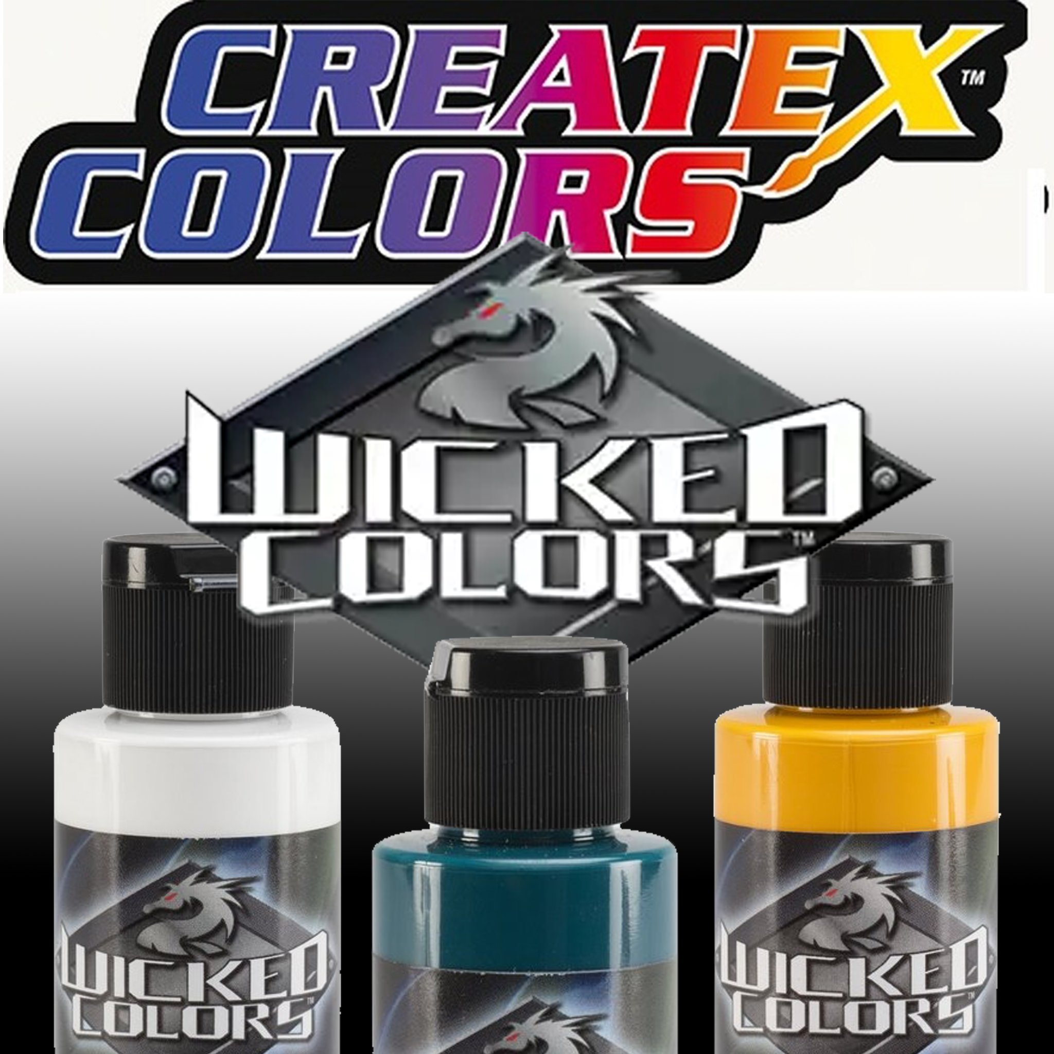 Createx Wicked Colors Transparent Glow in the Dark, 2 oz.: Anest  Iwata-Medea, Inc.