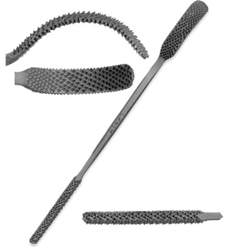 Italian Riffler Rasp 8" Curved