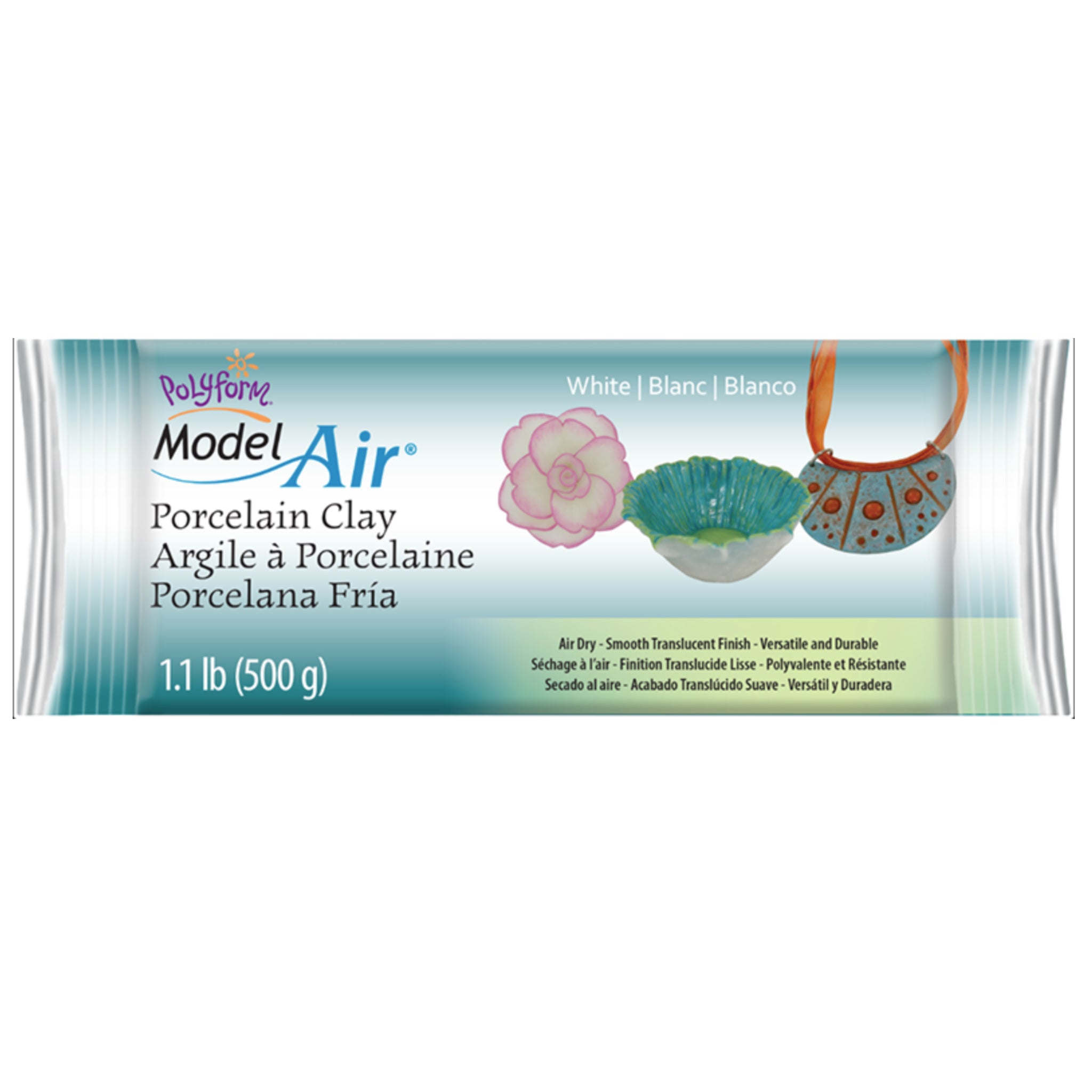 Sculpey Model Air Porcelain Clay 1.1Lb (500g)