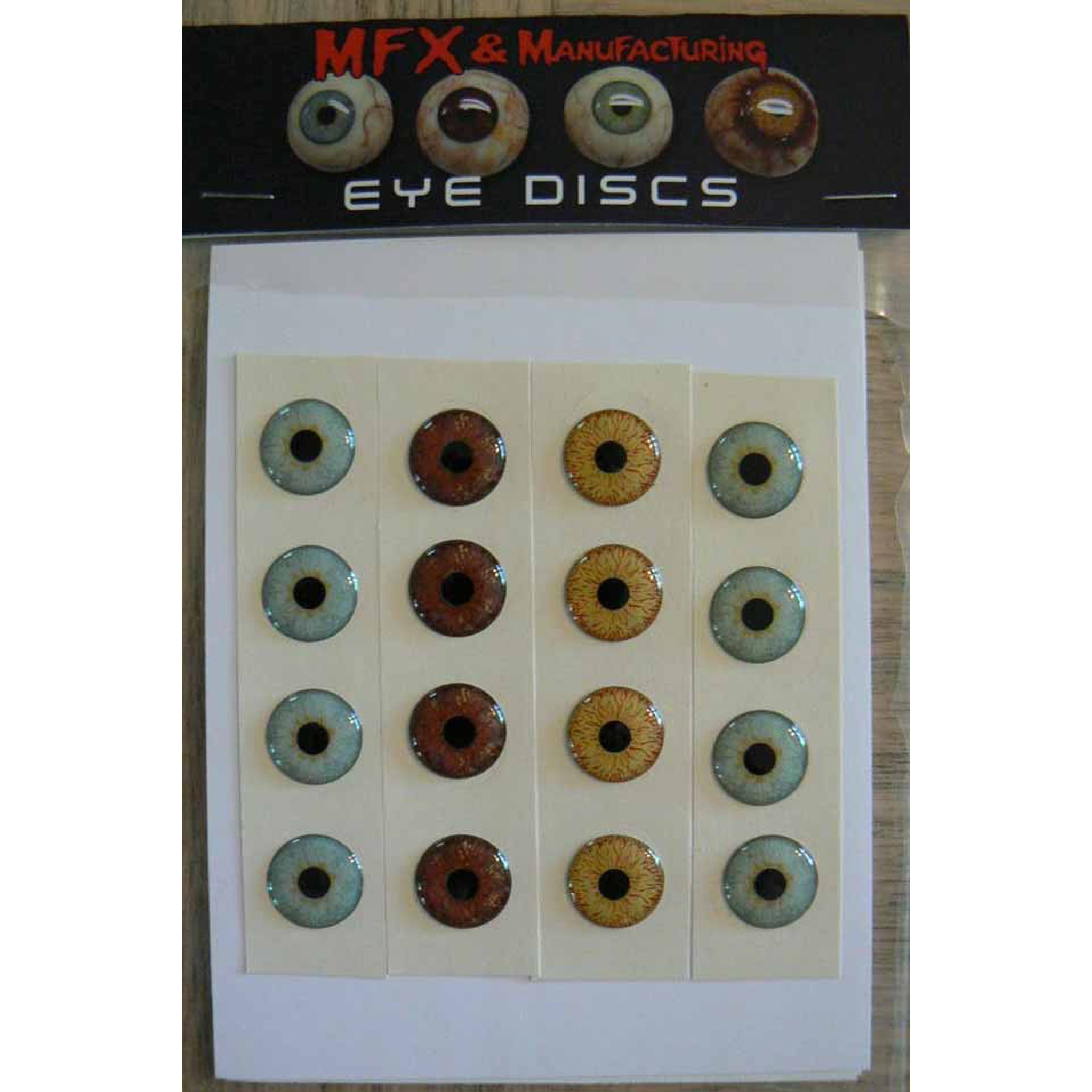 MFX Iris Eye Discs (4 color set of 16)
