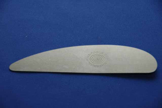 SSL24 Stainless Steel Small Tooth Scraper 6"x1-3/8"