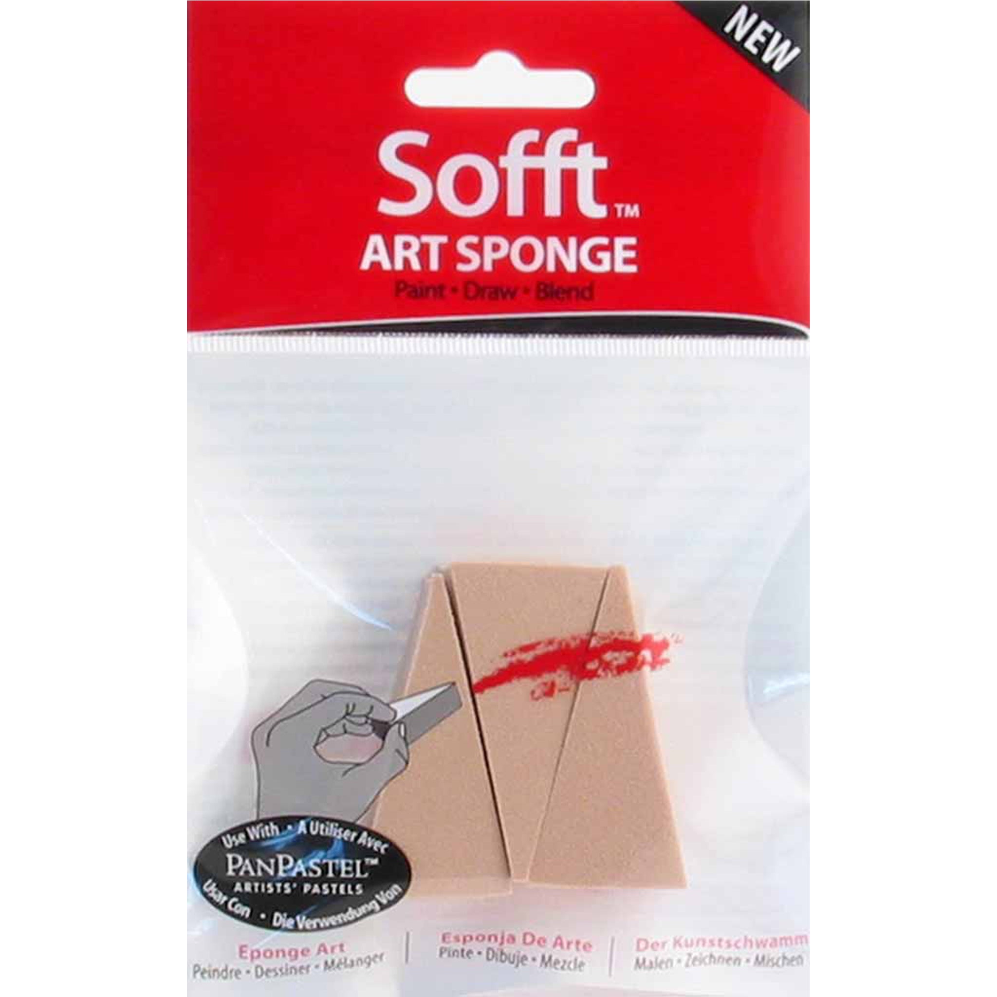 SOFFT Sponge Bar Wedge 3/pack