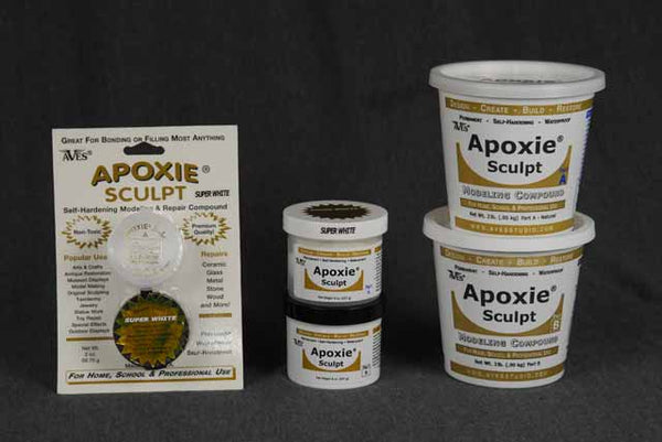 Apoxie Sculpt - 2 Part Modeling Compound (A & B) - 1 Pound, White