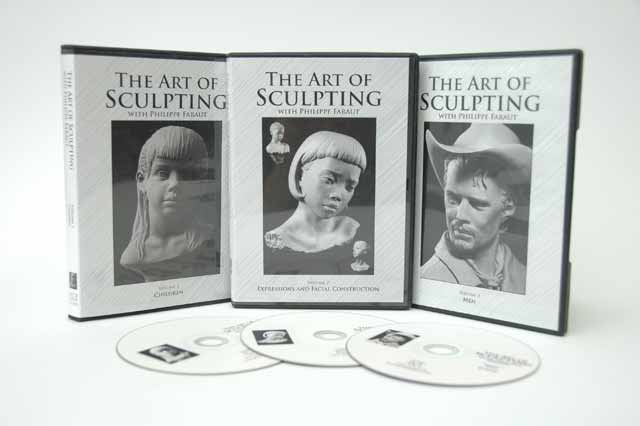 The Art of Sculpting with Philippe Faraut DVD Set Vols. 1, 2 & 3