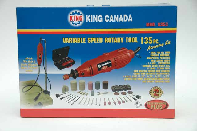 Rotary Tool 135 pc kit Variable Speed