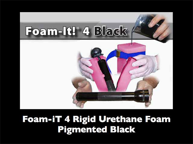 Foam-iT Rigid  4 Lb Black