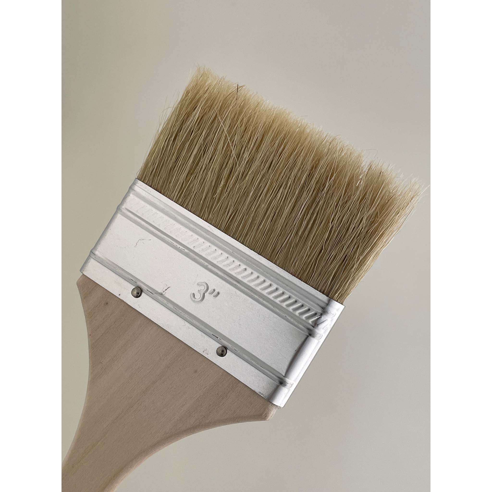 White Bristle Chip Brush