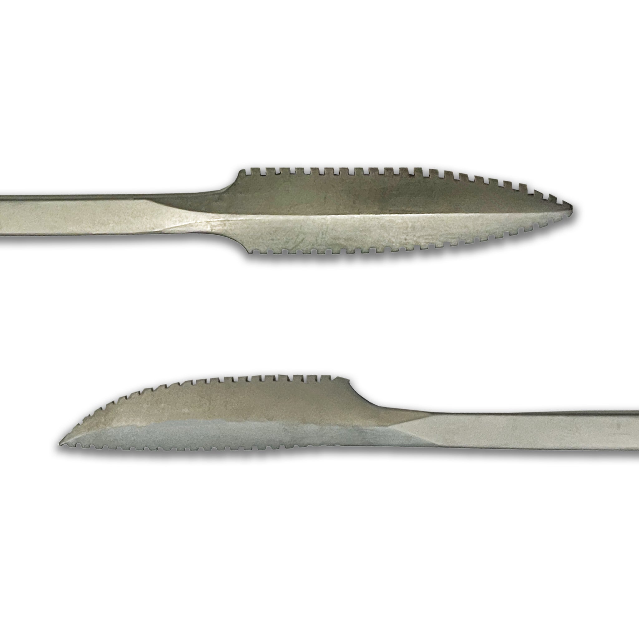 Stainless Steel Spatula 7in Serrated Tooth EIC1366