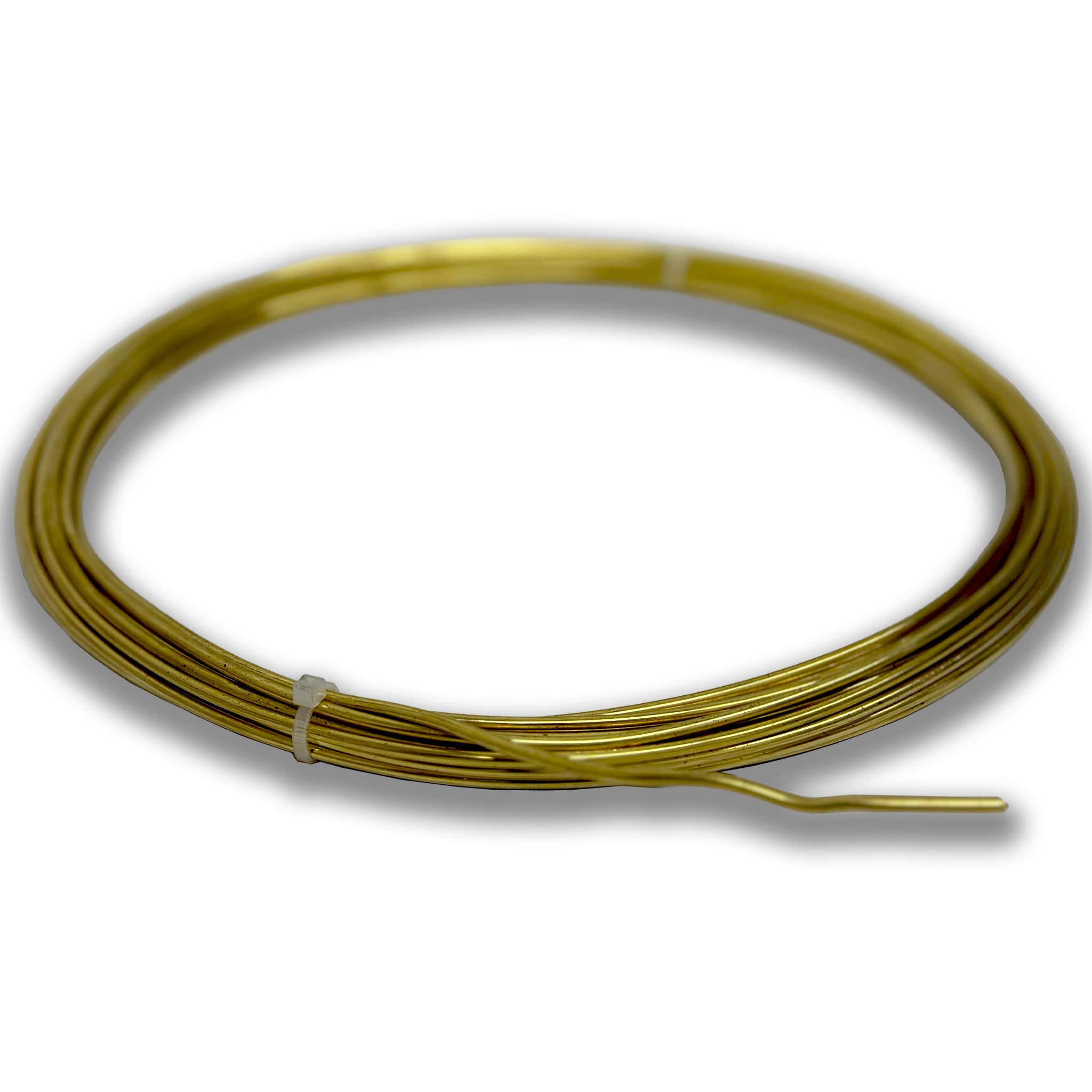 Yellow Brass Wire .101" (10 gauge)