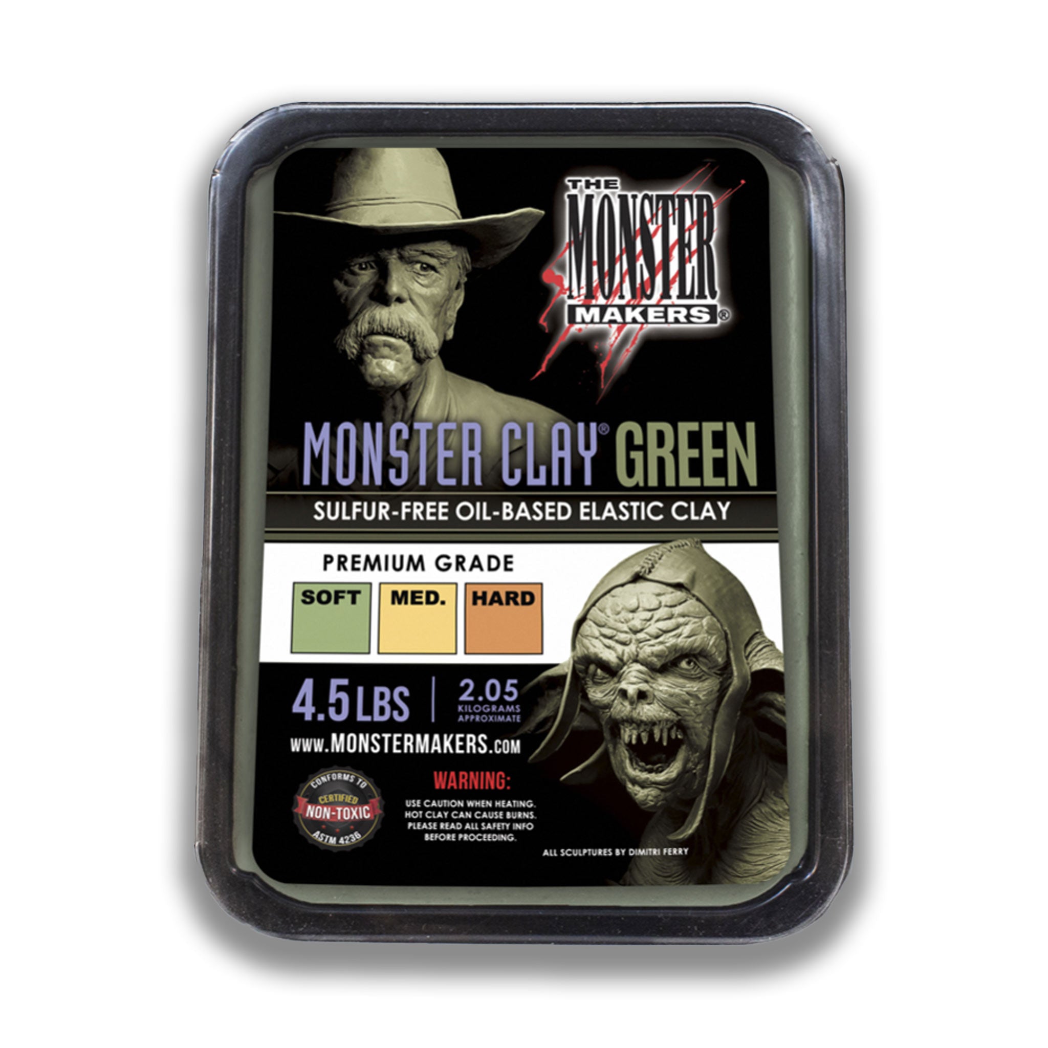 Monster Makers Premium Clay GREEN
