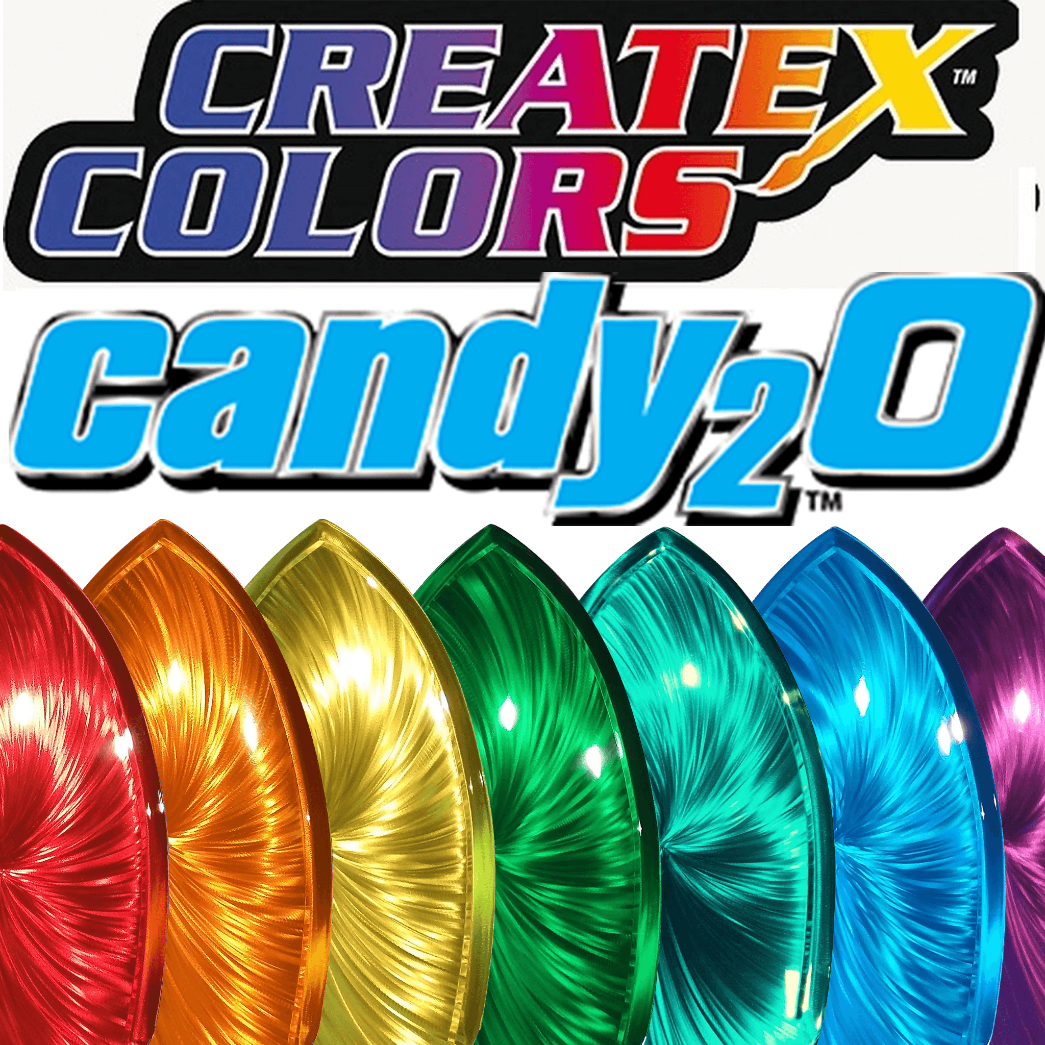 Createx candy2o Colors