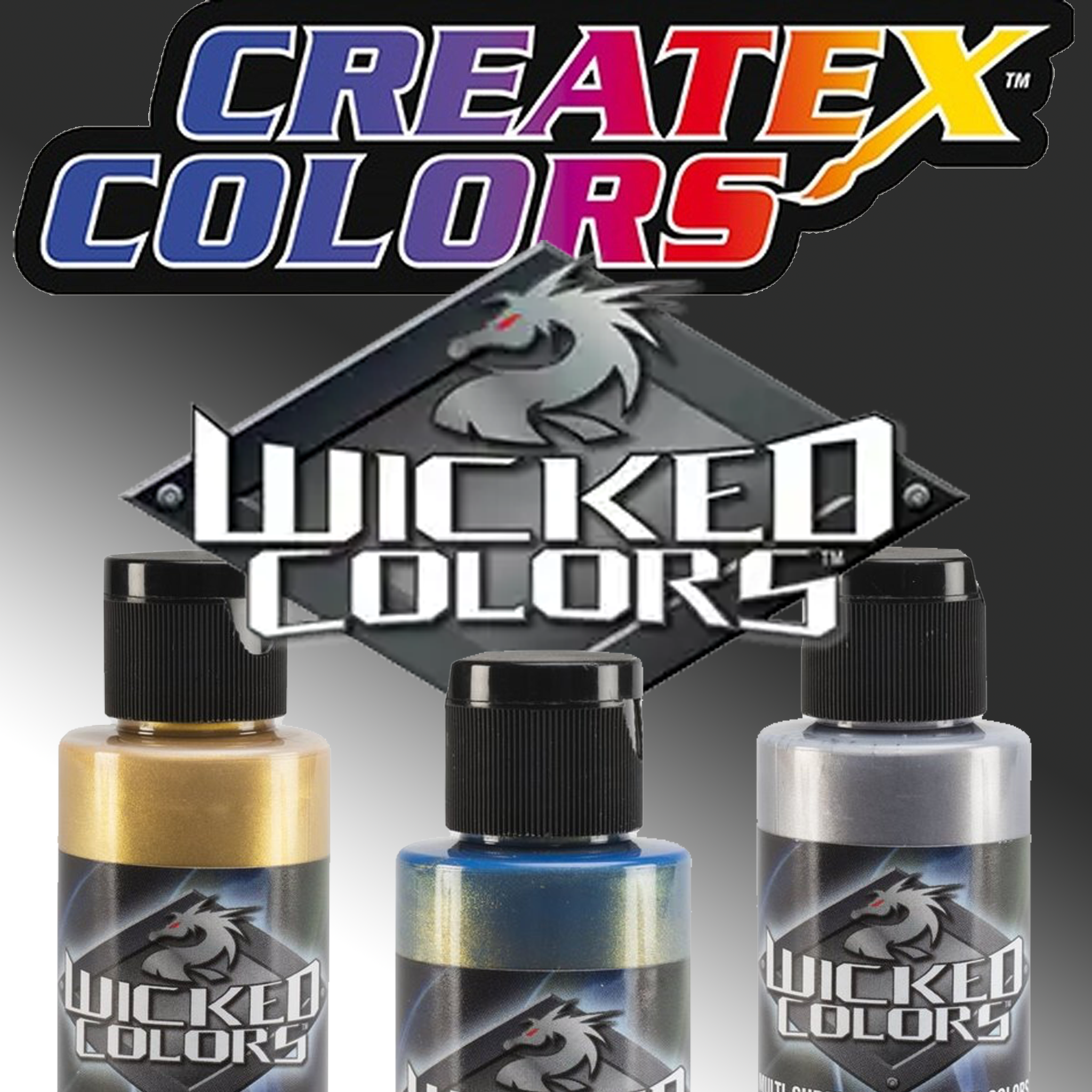 Createx Wicked Pearlescent Colors